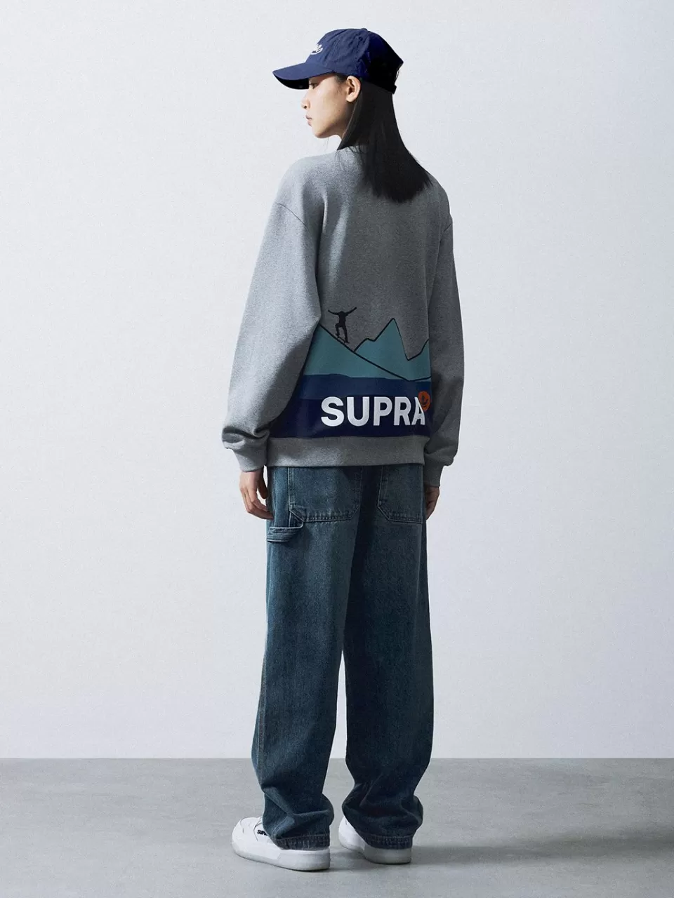 Sweatshirts^SUPRA Back Graphic Sweatshirt