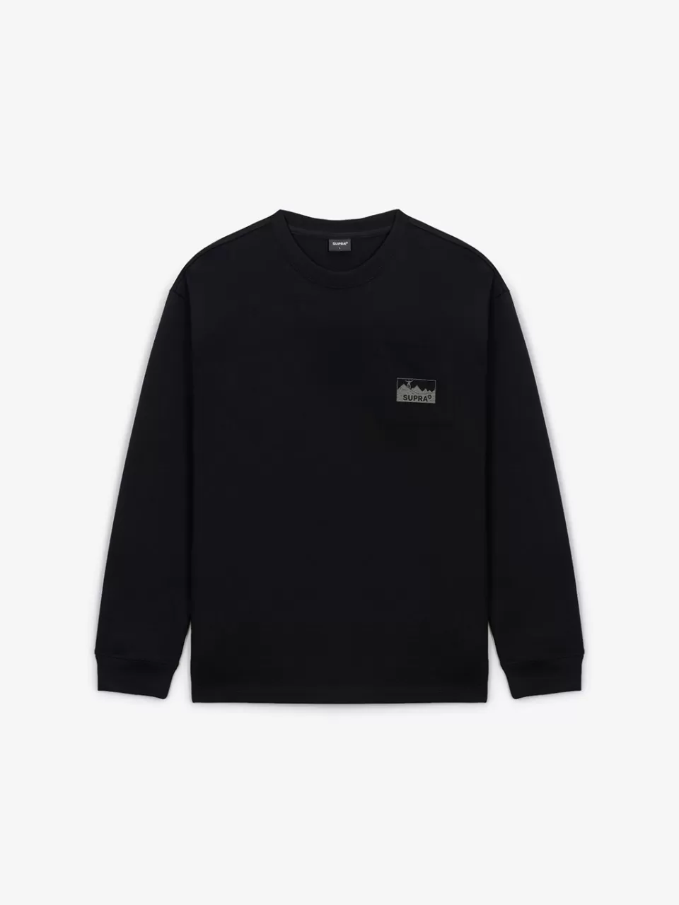 T-Shirts^SUPRA Basic one-pocket long-sleeved T-shirt