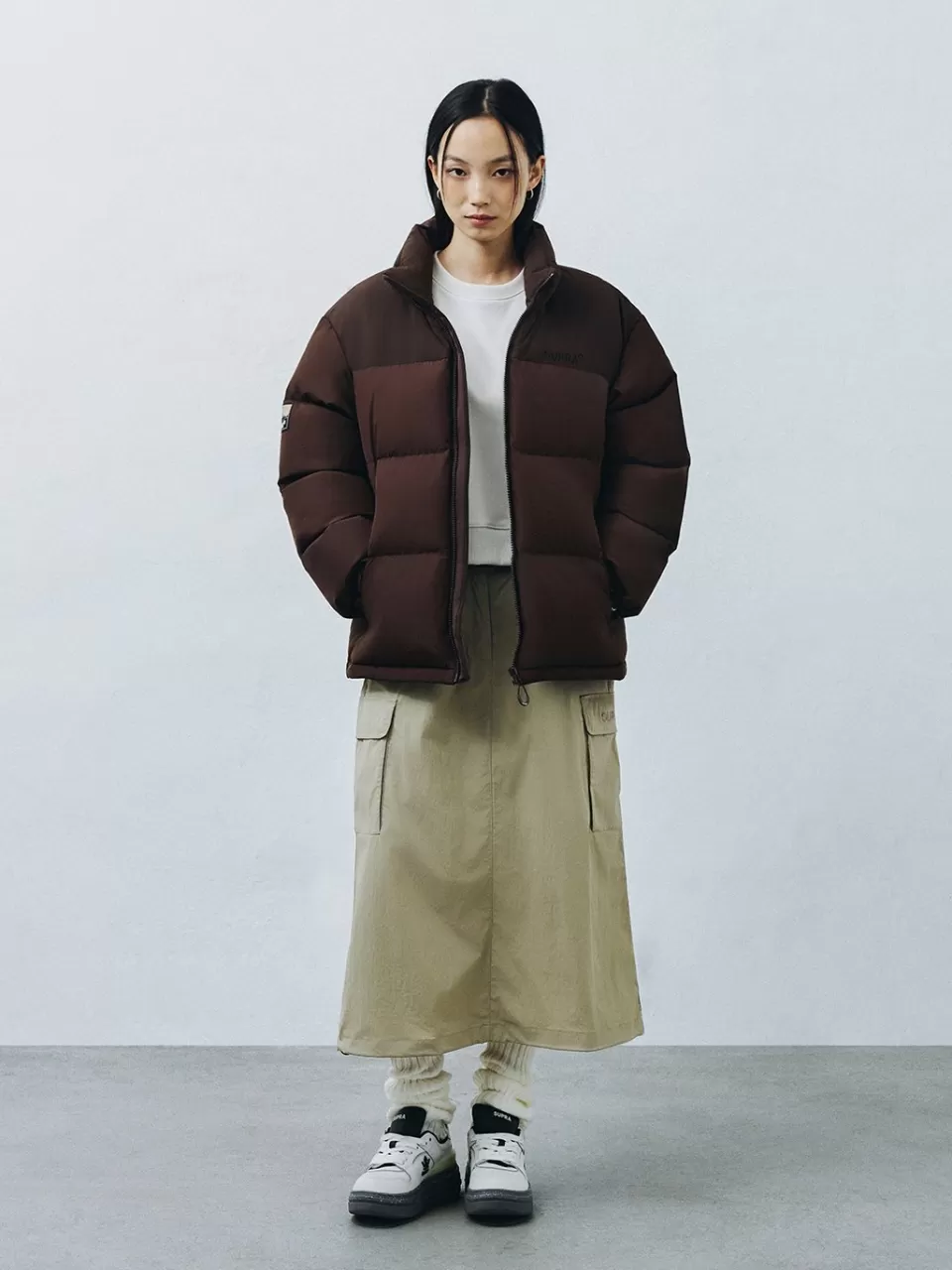 Down^SUPRA Basic Short Down Jacket