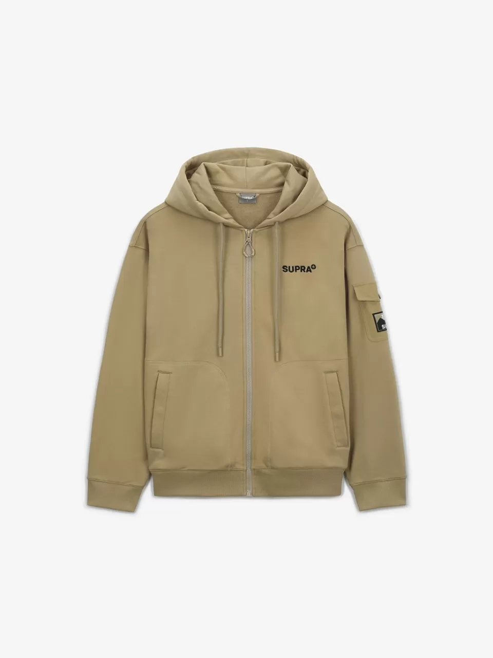 Hoodie^SUPRA Casual Hood Zip-Up Set-up