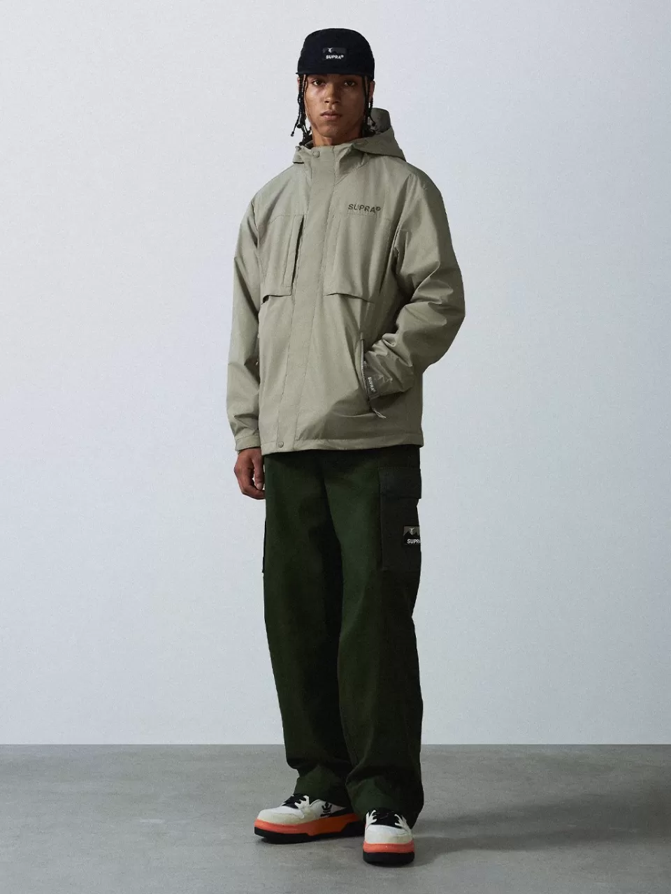 Windbreaker^SUPRA Classic 2 Pocket Windbreaker