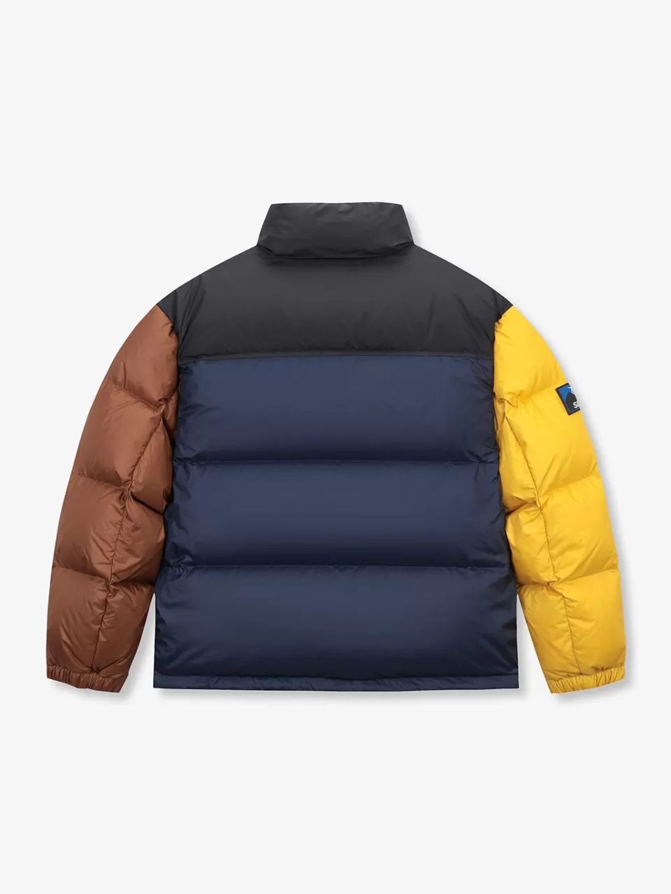 Down^SUPRA Color Block Short Down Jacket