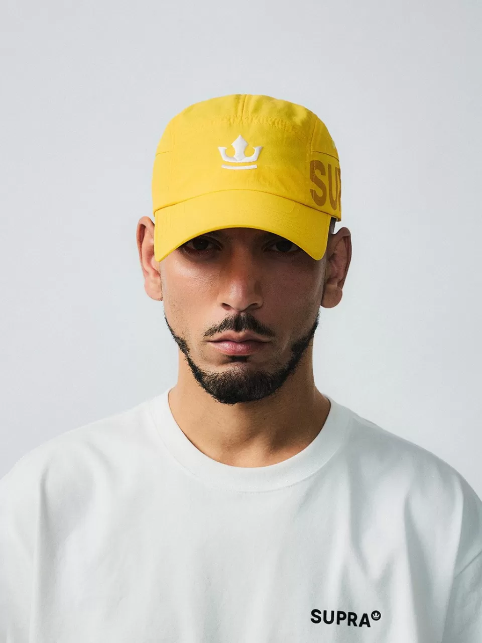 Ball Cap^SUPRA Crown Logo Point Basic Camp Cap