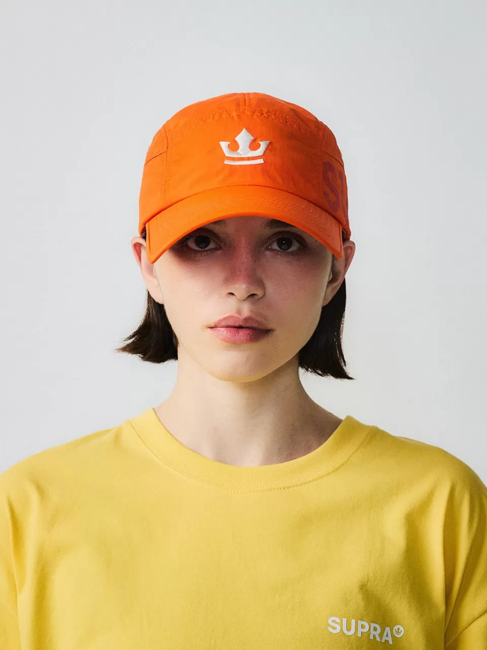 Ball Cap^SUPRA Crown Logo Point Basic Camp Cap