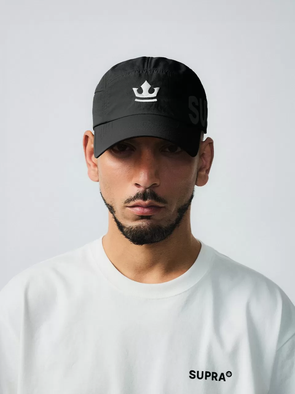 Ball Cap^SUPRA Crown Logo Point Basic Camp Cap