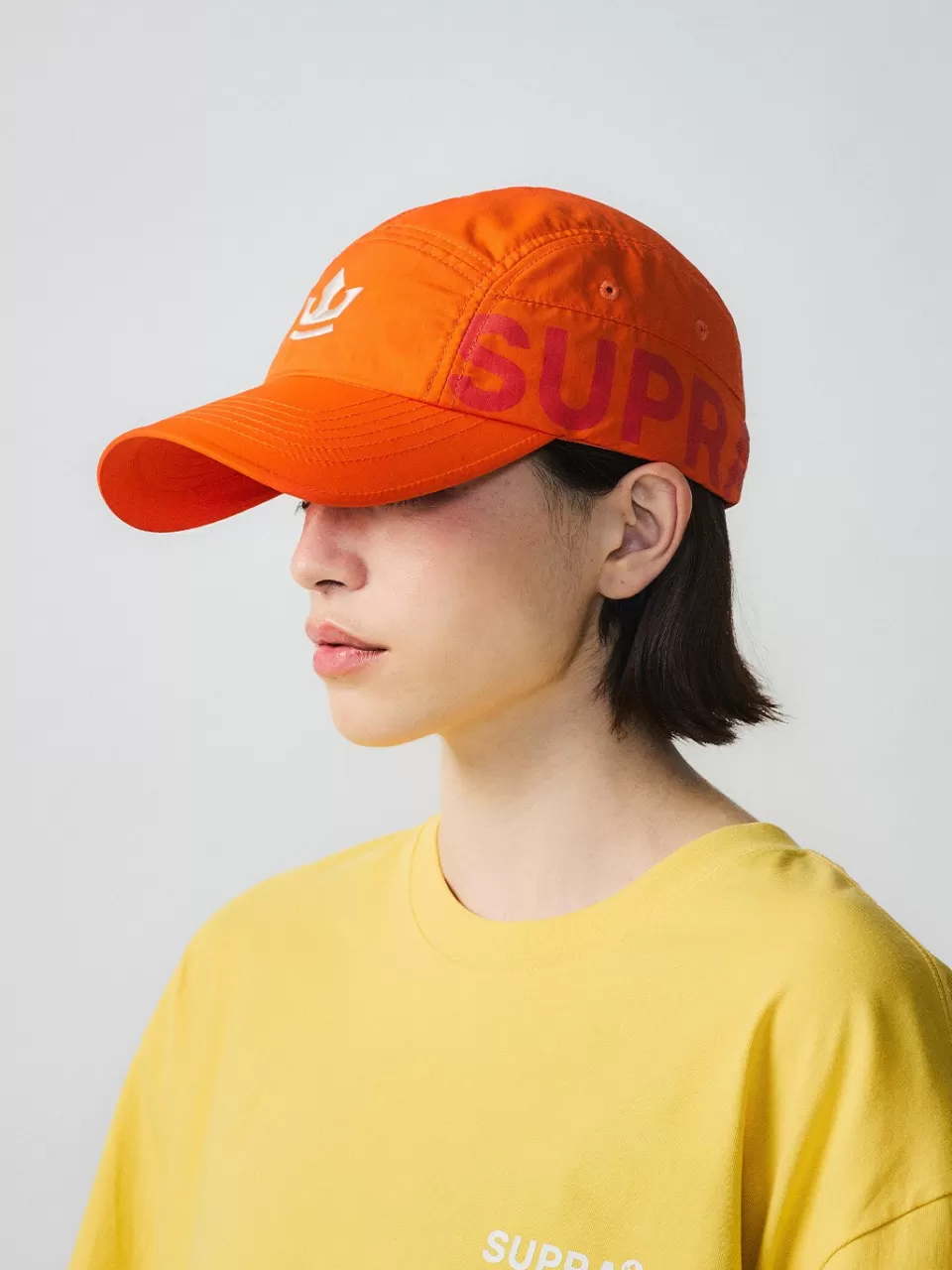 Ball Cap^SUPRA Crown Logo Point Basic Camp Cap