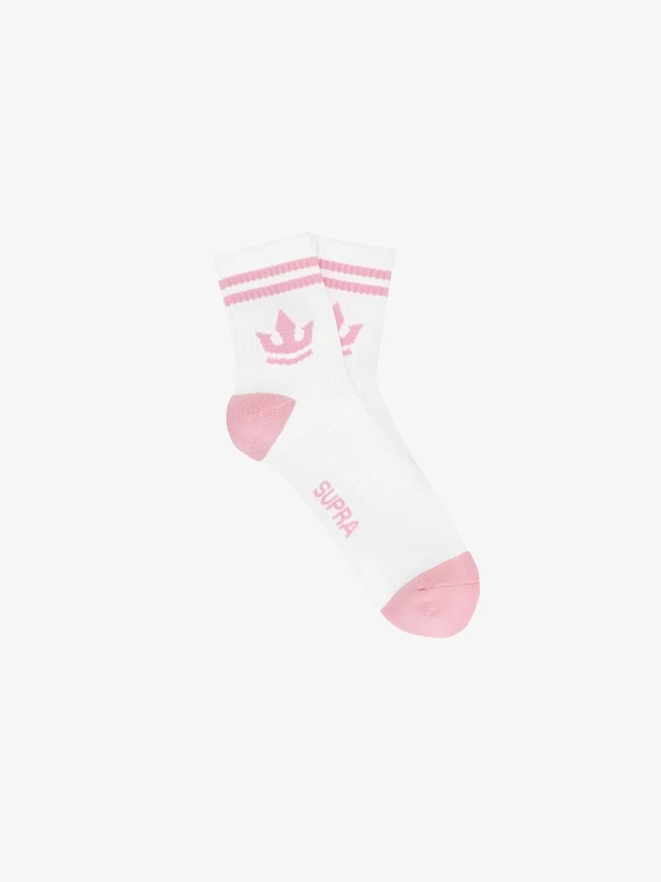 Socks^SUPRA Crown Logo Point Basic Mid Socks