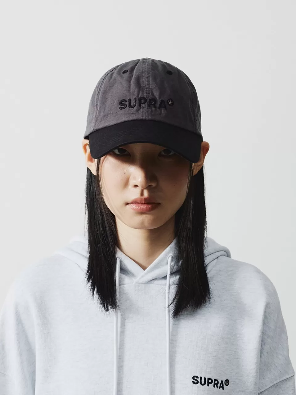 Ball Cap^SUPRA Crown Logo Point Color Block Unstructured Ball Cap