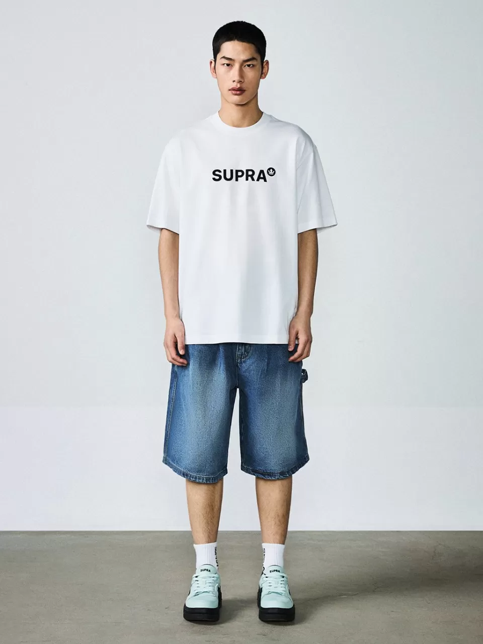 T-Shirts^SUPRA ESSENTIAL MEDIUM LETTERING LOGO BASIC T-SHIRTS