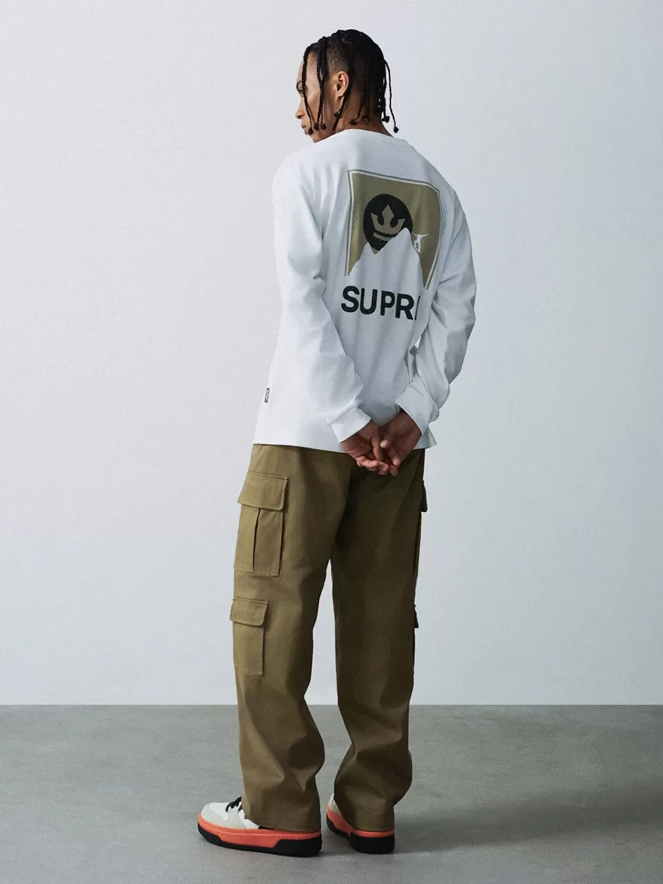 T-Shirts^SUPRA Graphic Long-Sleeved T-Shirt