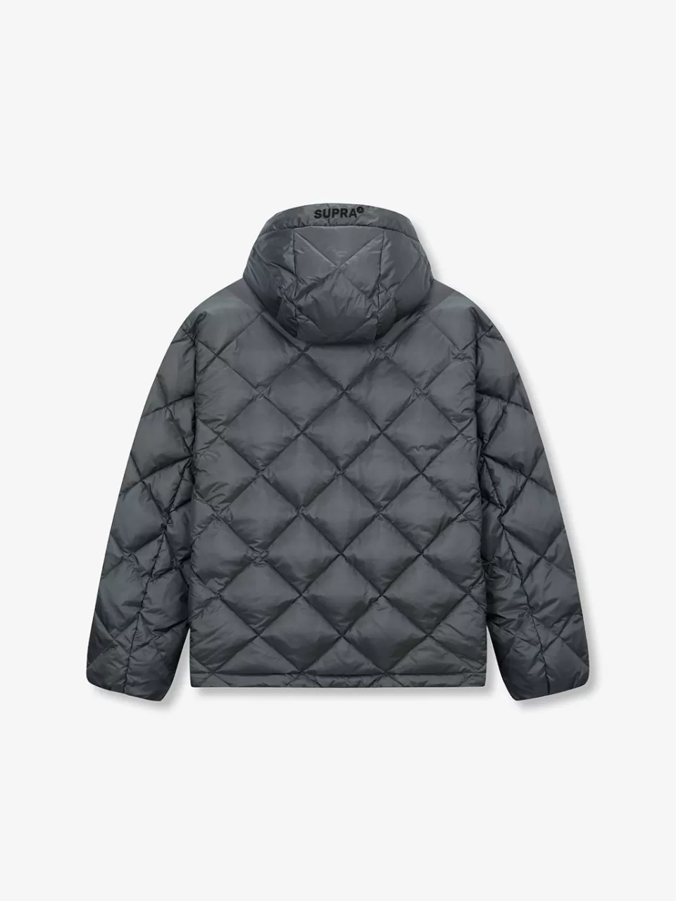 Light Down / Vest^SUPRA Hood Quilting Lightweight Short Down Jacket