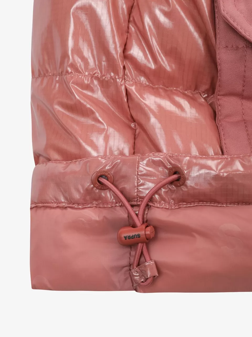 Light Down / Vest^SUPRA Jacquard Color Block Down vest