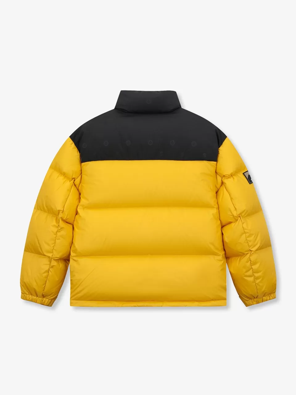 Down^SUPRA jacquard Color Block Short Down Jacket