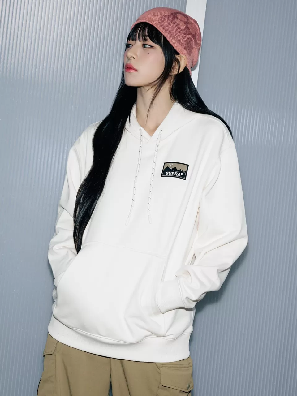 Hoodie^SUPRA Label Point Hoodie