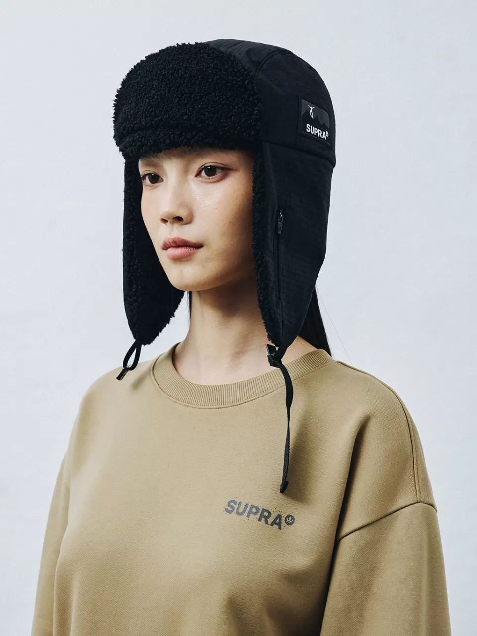 Bucket Hat^SUPRA Label Point Trapper Hat