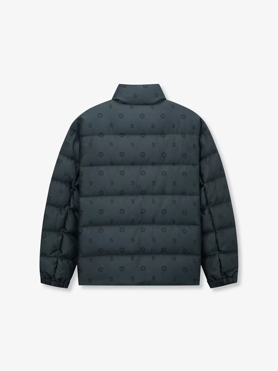 Down^SUPRA monogram jacquard Short Down Jacket