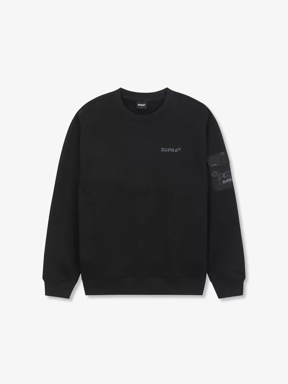 Sweatshirts^SUPRA monogram rip stop pocket sweatshirt