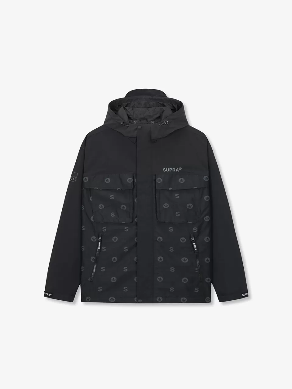 Windbreaker^SUPRA monogram safari jacket