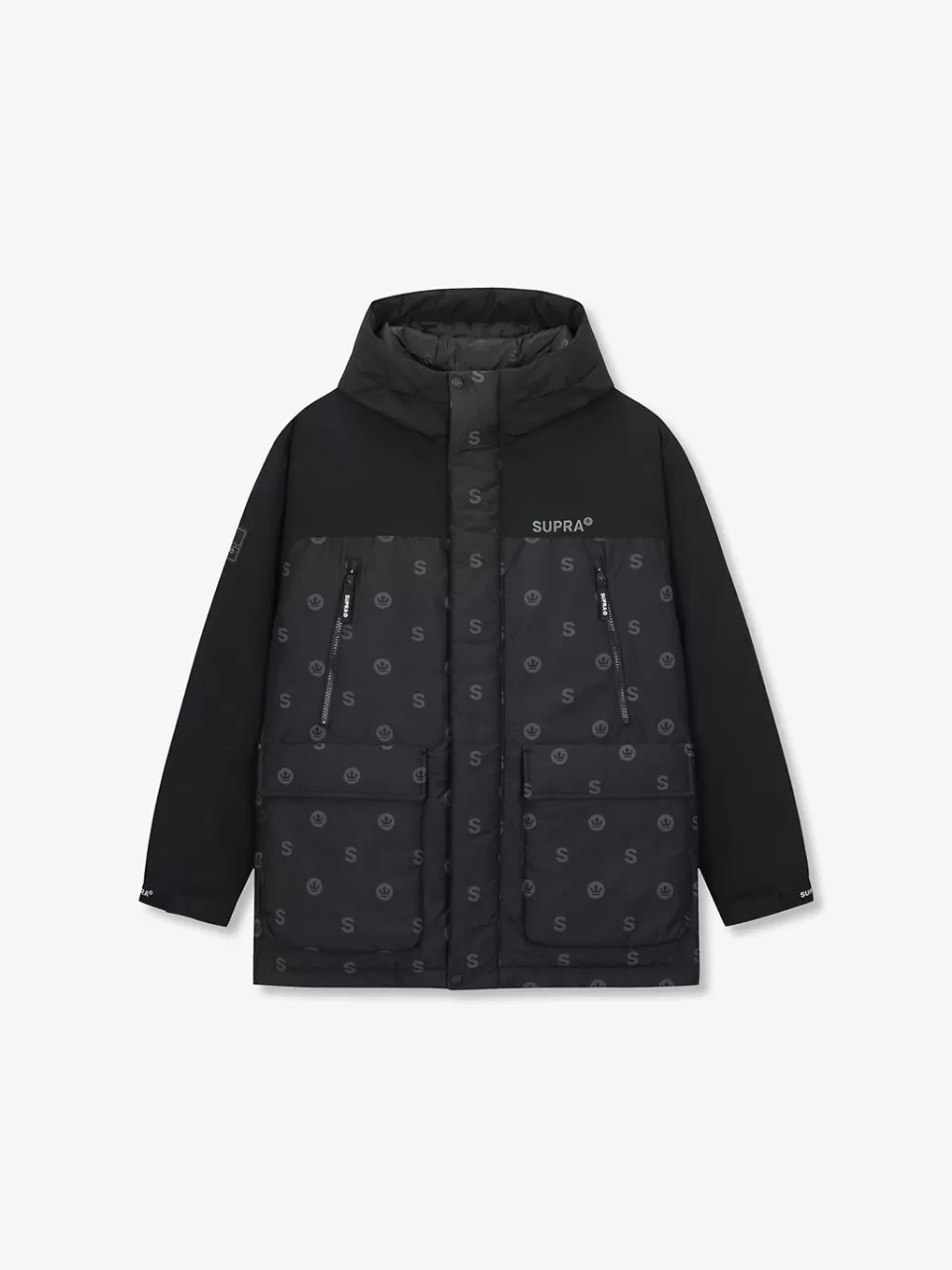 Down^SUPRA Monogram Safari Mid Down Jacket