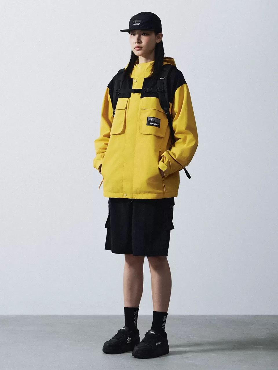 Windbreaker^SUPRA 2 Pocket Color Block Windbreaker