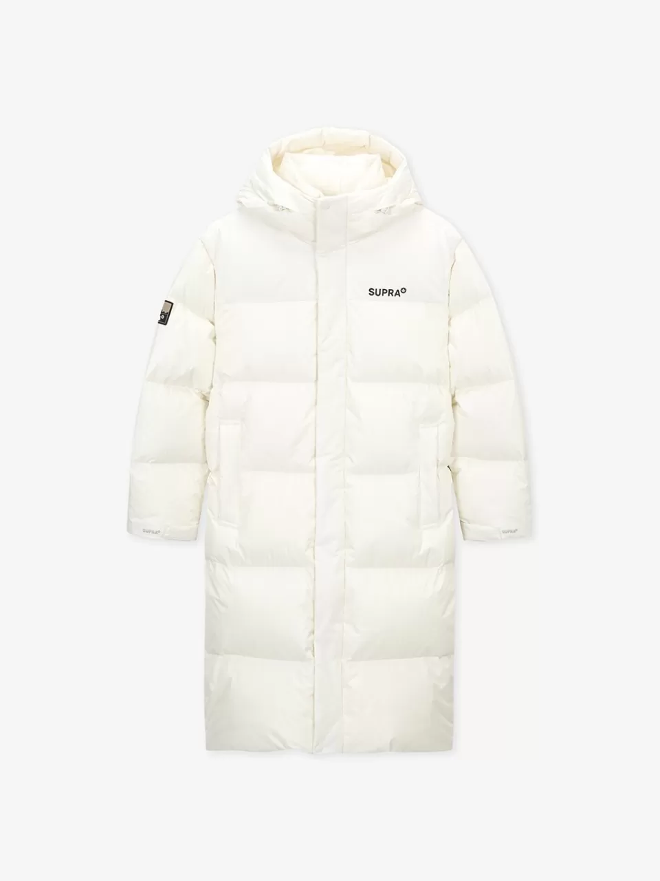 Down^SUPRA Ripstop Color Block Long Down Jacket