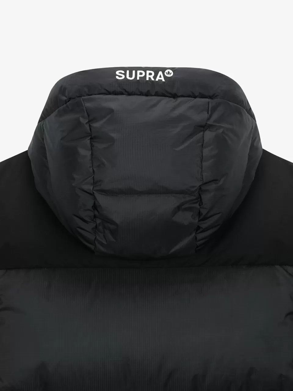 Down^SUPRA Ripstop Color Block Long Down Jacket
