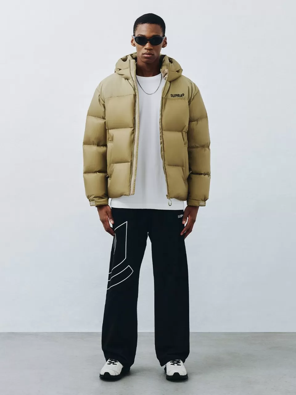 Down^SUPRA Ripstop Color Block Short Down Jacket