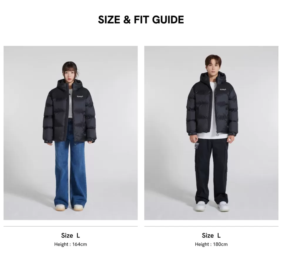 Down^SUPRA Ripstop Color Block Short Down Jacket