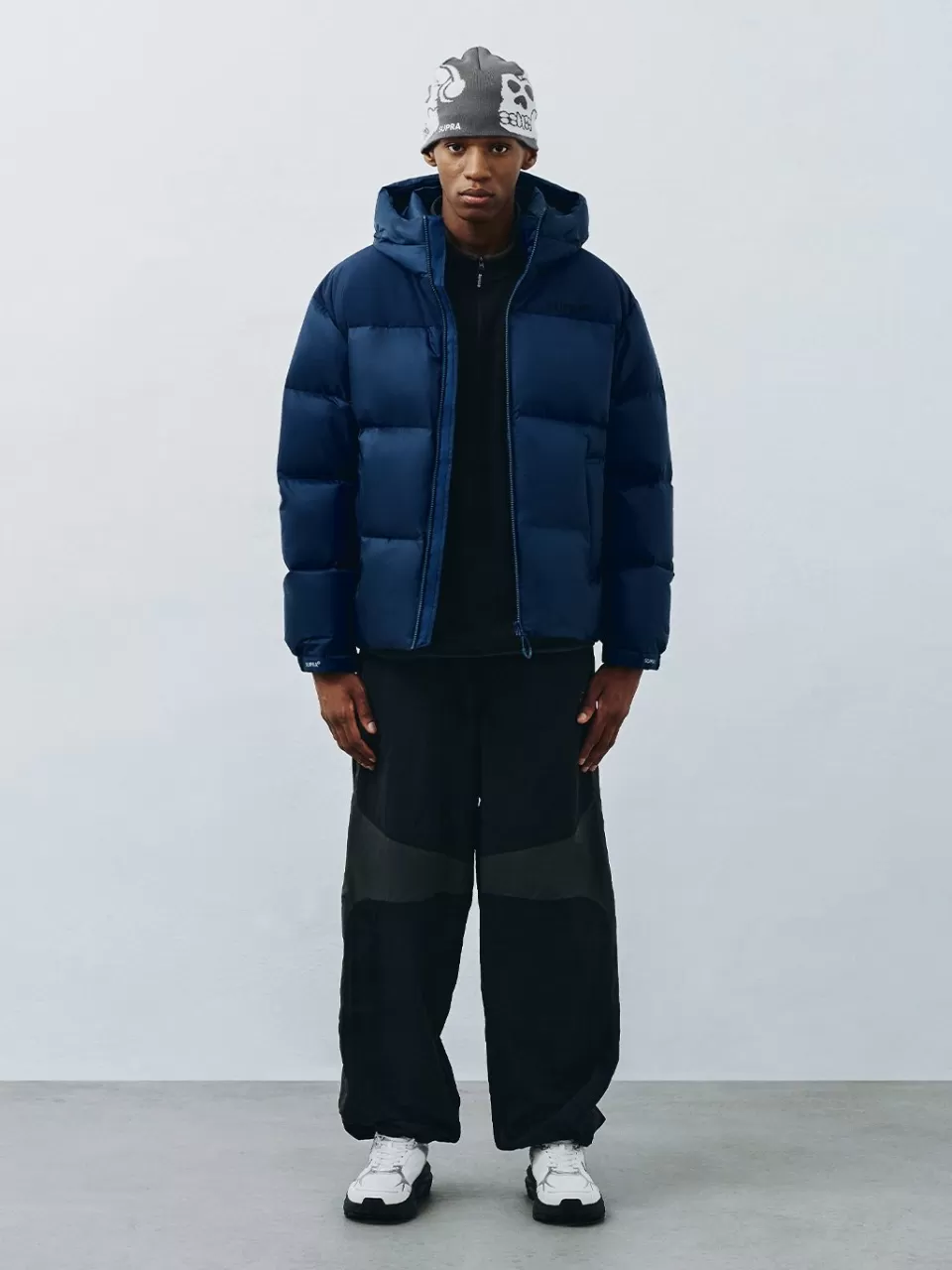Down^SUPRA Ripstop Color Block Short Down Jacket