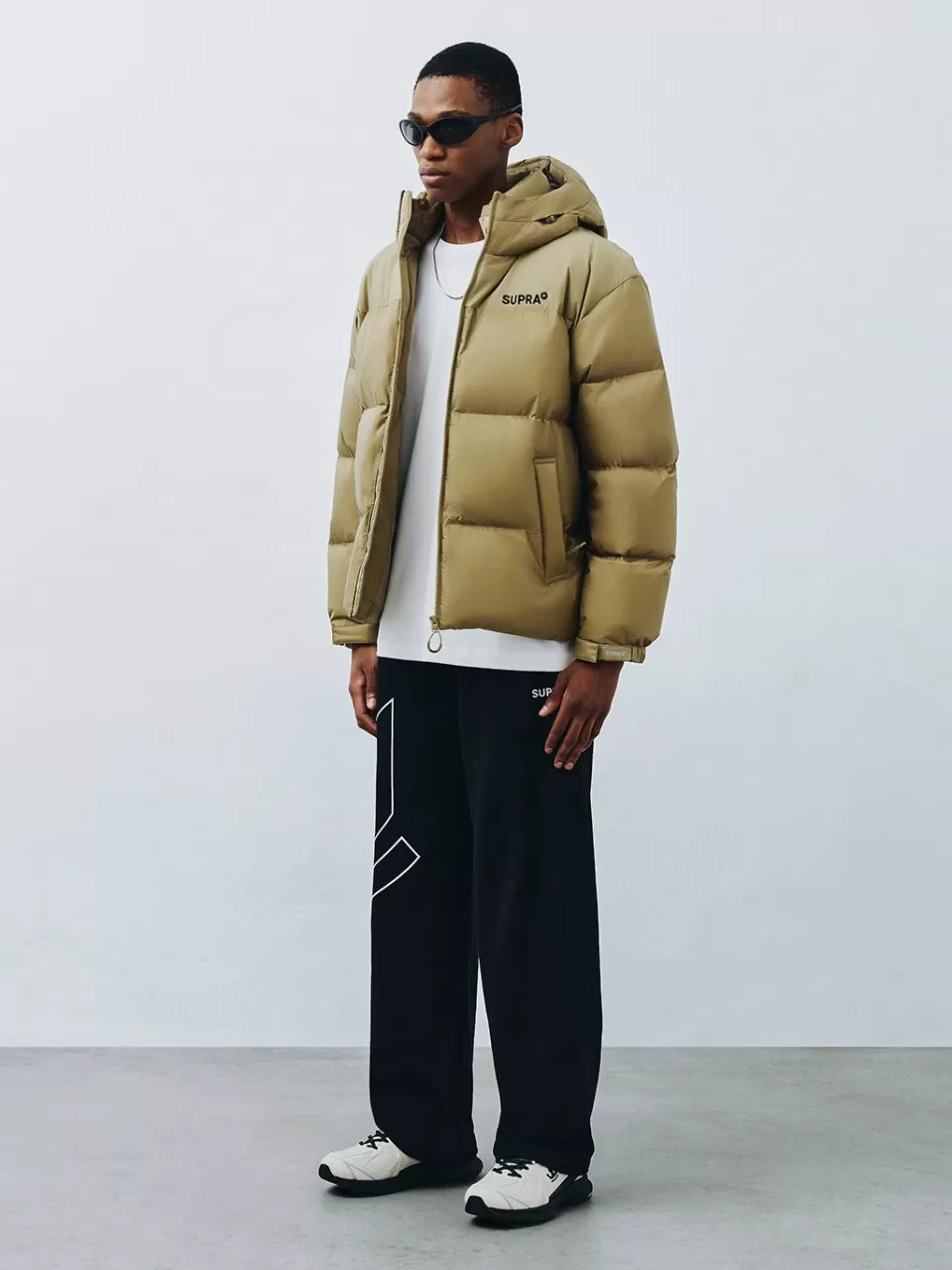 Down^SUPRA Ripstop Color Block Short Down Jacket