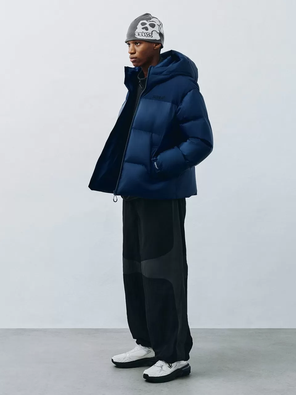 Down^SUPRA Ripstop Color Block Short Down Jacket