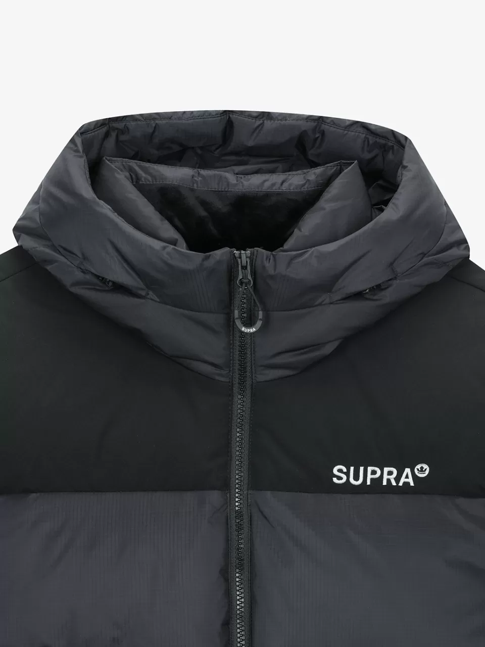 Down^SUPRA Ripstop Color Block Short Down Jacket