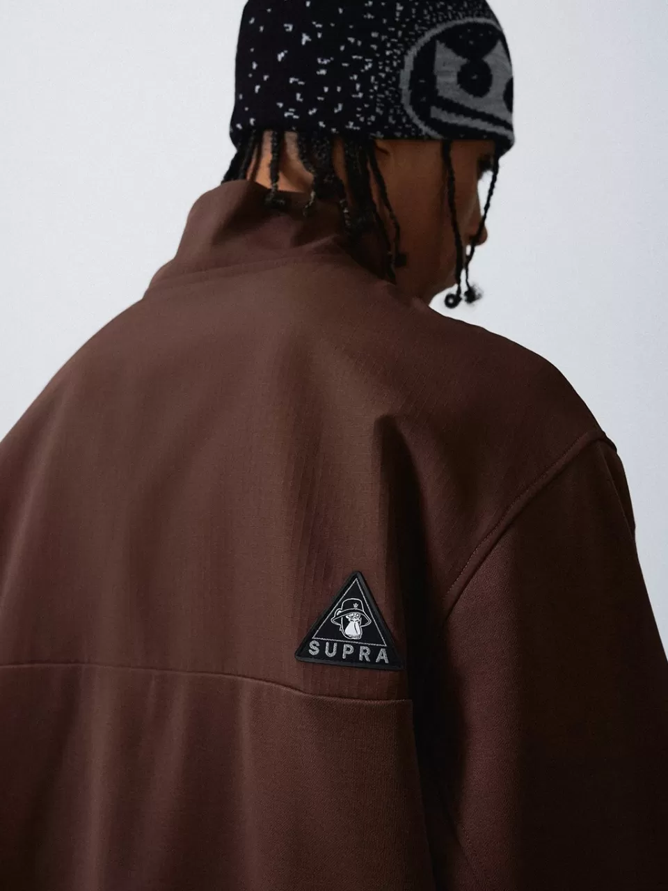 Sweatshirts^SUPRA Triangle Wappen Point RipStop Woven Coloring Half Zip-Up Sweatshirt