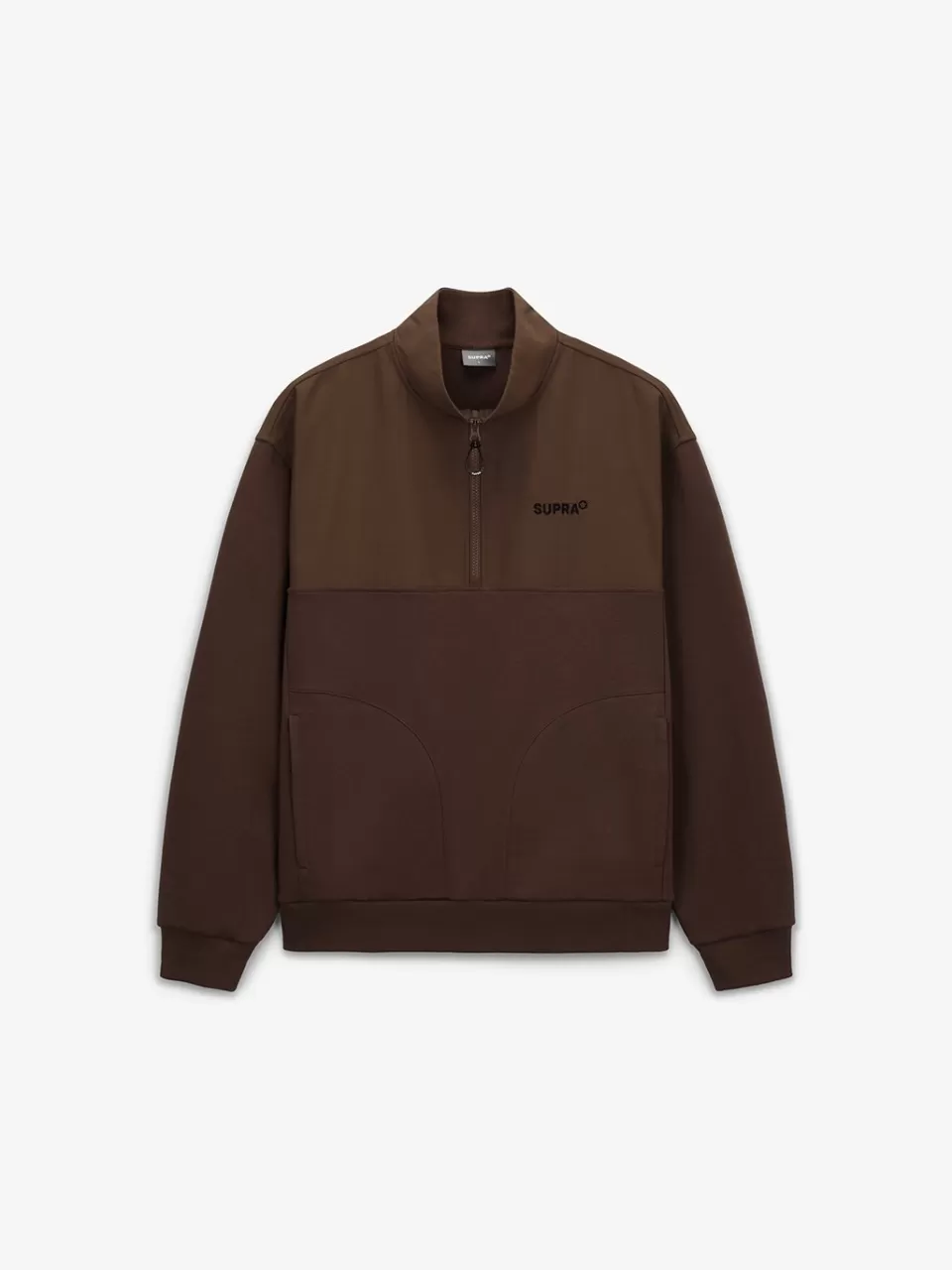 Sweatshirts^SUPRA Triangle Wappen Point RipStop Woven Coloring Half Zip-Up Sweatshirt