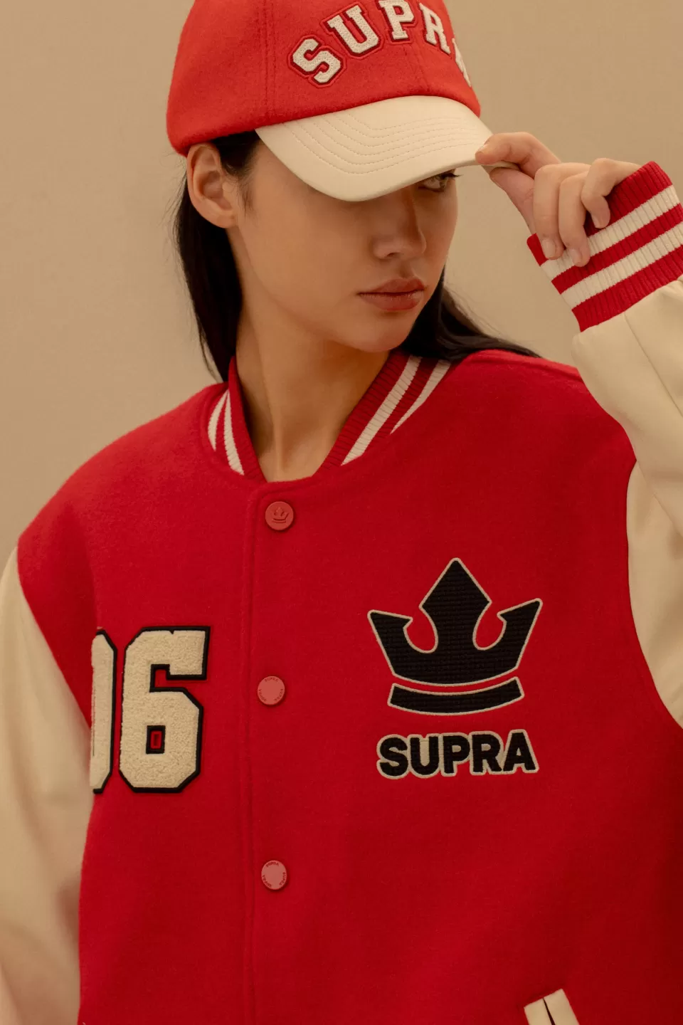 Ball Cap^SUPRA VARSITY UNSTRUCTURED COLOR BLOCK CAP