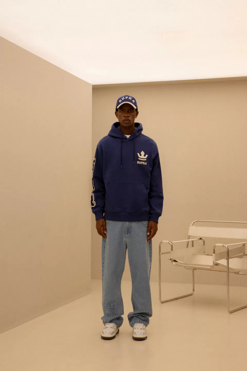 Ball Cap^SUPRA VARSITY UNSTRUCTURED COLOR BLOCK CAP