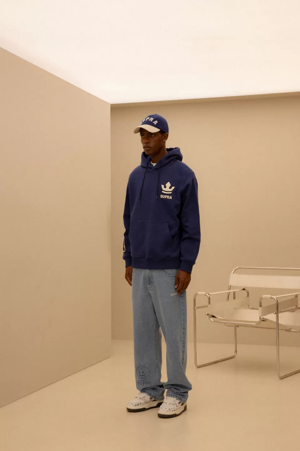 Ball Cap^SUPRA VARSITY UNSTRUCTURED COLOR BLOCK CAP