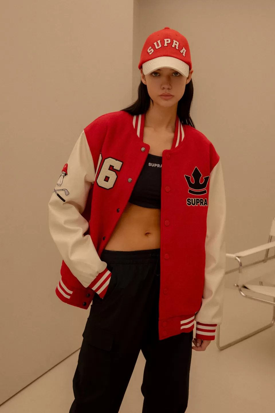 Ball Cap^SUPRA VARSITY UNSTRUCTURED COLOR BLOCK CAP