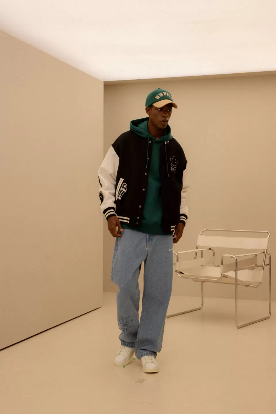 Ball Cap^SUPRA VARSITY UNSTRUCTURED COLOR BLOCK CAP