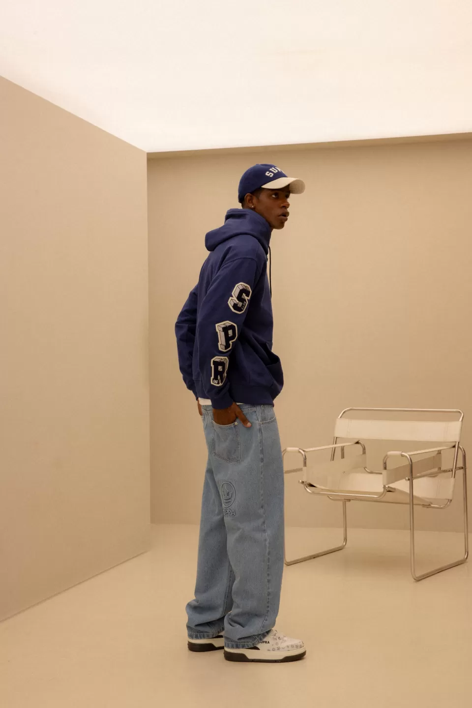 Ball Cap^SUPRA VARSITY UNSTRUCTURED COLOR BLOCK CAP