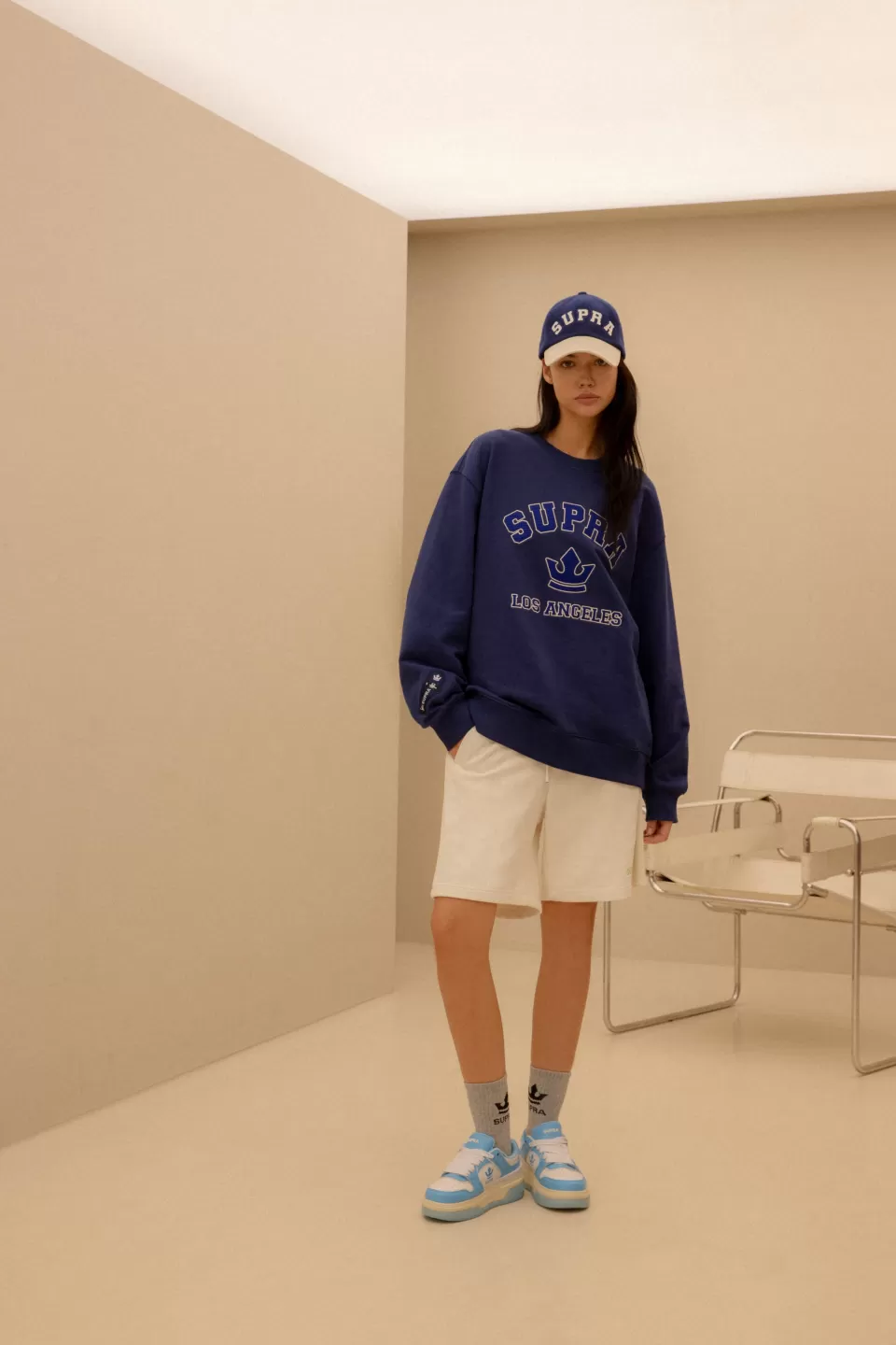 Ball Cap^SUPRA VARSITY UNSTRUCTURED COLOR BLOCK CAP
