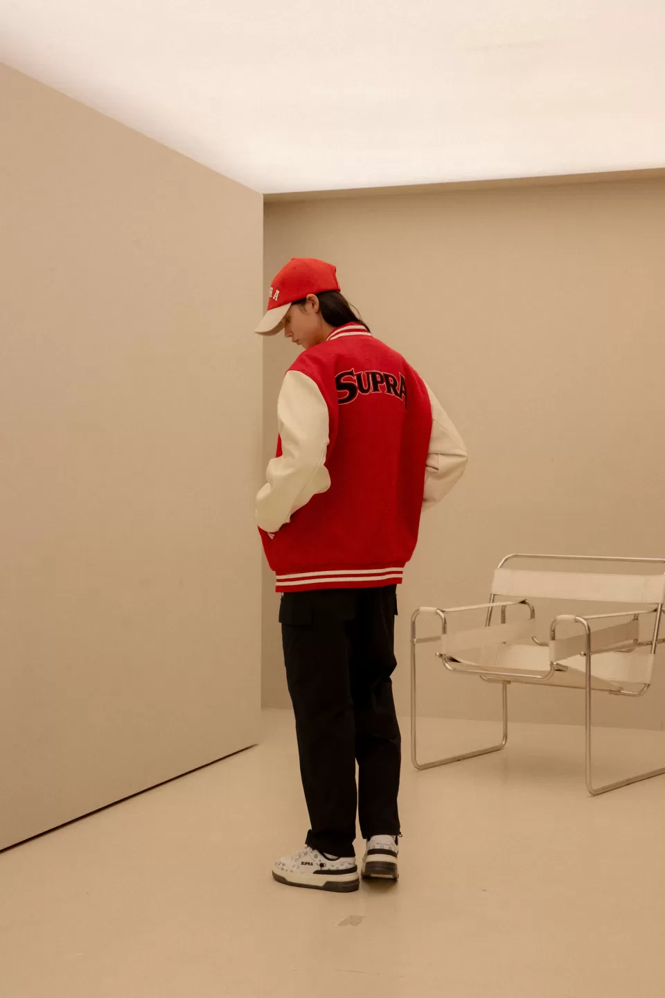Ball Cap^SUPRA VARSITY UNSTRUCTURED COLOR BLOCK CAP