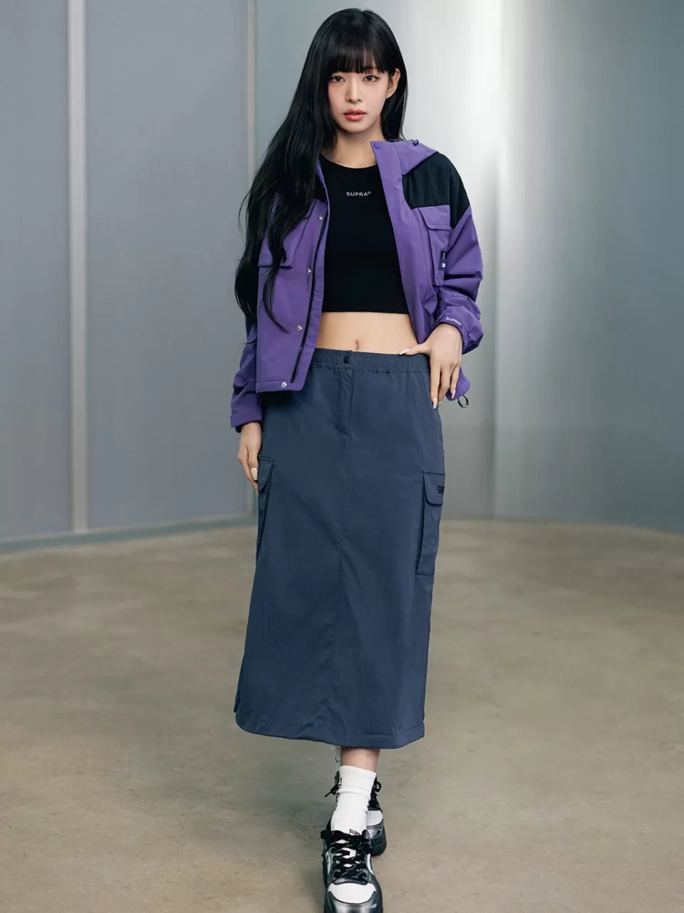 Skirt^SUPRA Women woven cargo skirt