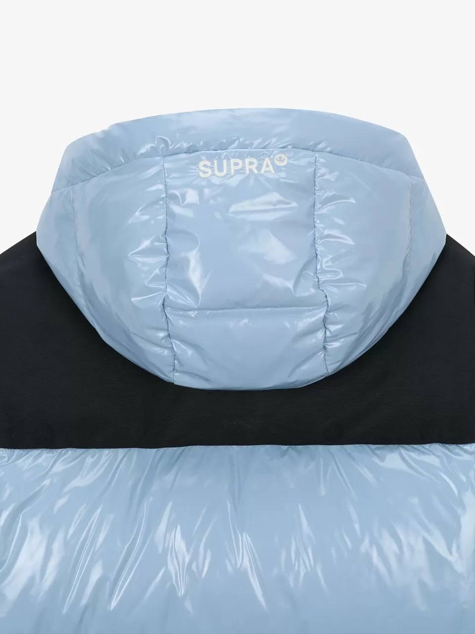 Down^SUPRA Women's Jacquard Color Block Short Down Jacket