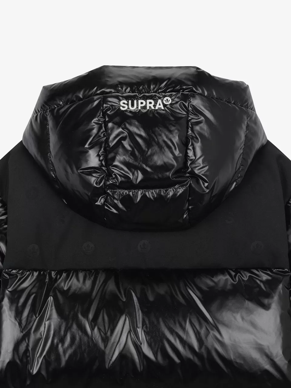 Down^SUPRA Women's Jacquard Color Block Short Down Jacket