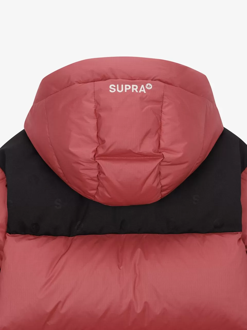 Down^SUPRA Women's Jacquard Color Block Short Down Jacket