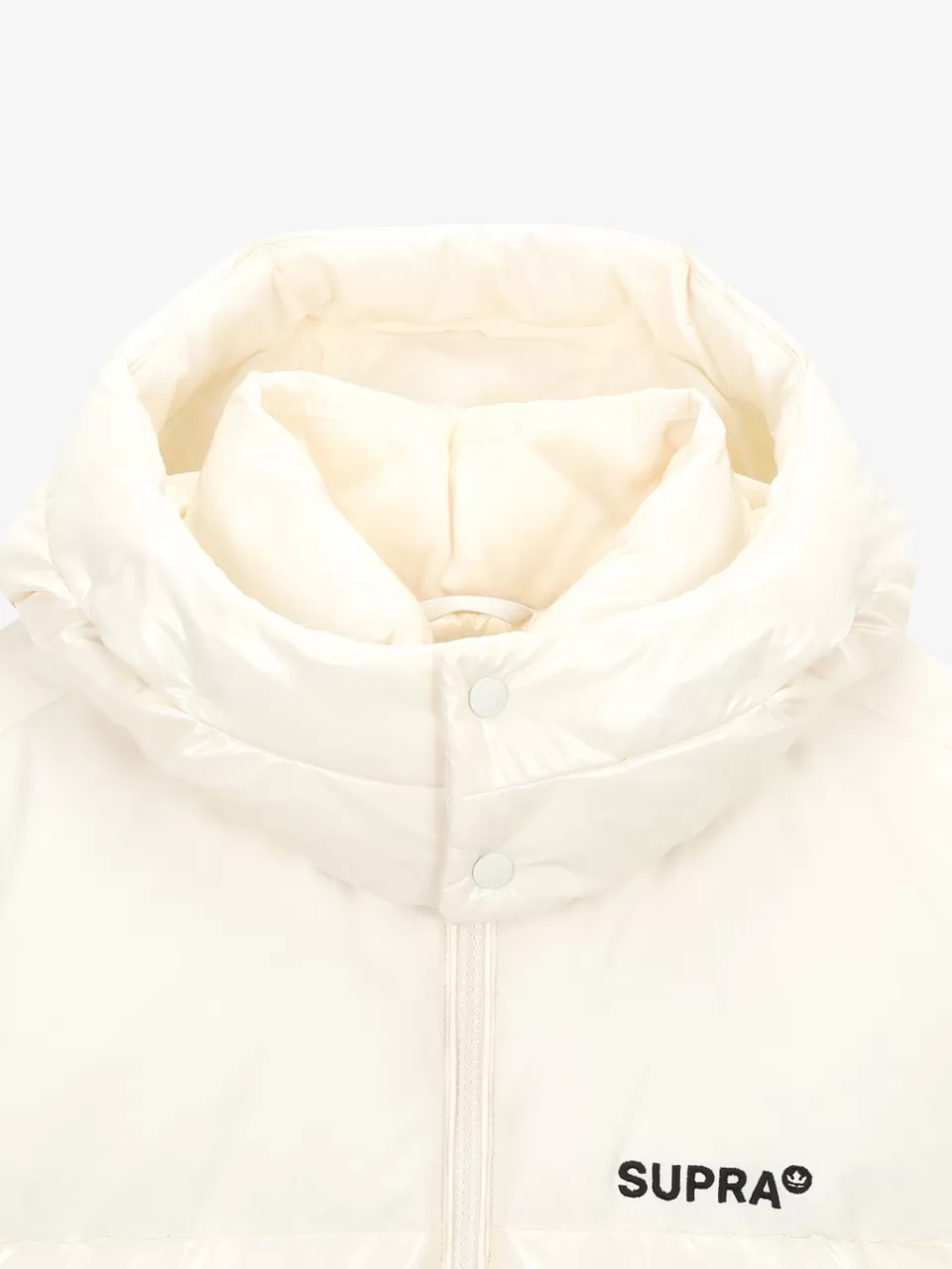 Down^SUPRA Women's Jacquard Color Block Short Down Jacket