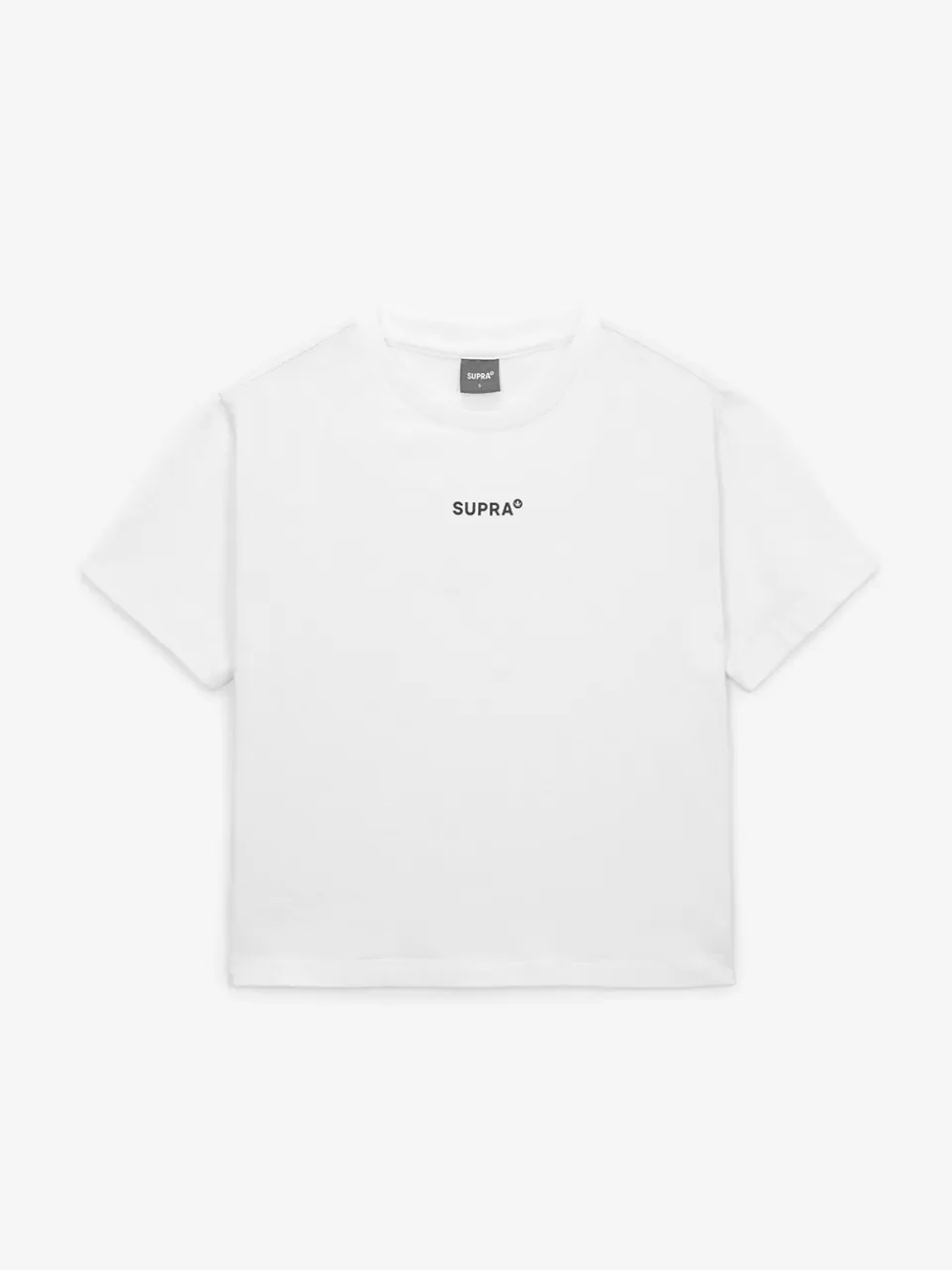 Crop-Top^SUPRA women's Small Logo Slim Fit Short Sleeve T-shirt