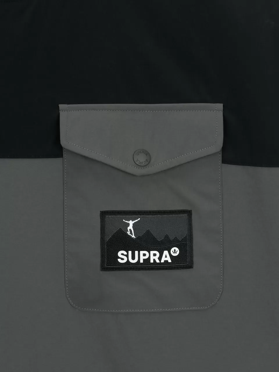 T-Shirts^SUPRA Woven Coloring point Long-Sleeved T-Shirt