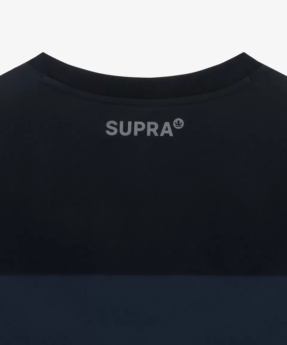 T-Shirts^SUPRA Woven Coloring point Long-Sleeved T-Shirt